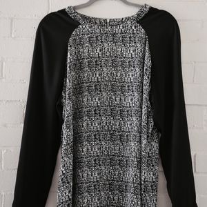 Violet&Claire Long Sleeve Pattern Blouse Tunic XL